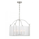 Savoy House Ashlay 4-Light Pendant in Satin Nickel, Savoy House 7-1693-4-SN APTEW 