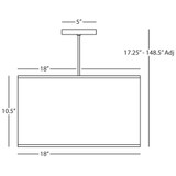 Elena Pendant, 1-Light, Painted White, Mushroom Dupioni Fabric Shade, 18"W (K168 27KLK)