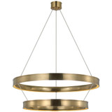 Visual Comfort & Co. Signature Collection Connery 40" Two-Tier Ring Chandelier, Visual Comfort & Co. Signature Collection CHC 1618AB DDDC2 