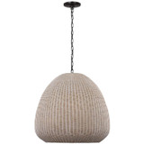 Visual Comfort & Co. Signature Collection Kokomo 30" Domed Pendant, Visual Comfort & Co. Signature Collection CHC 5650BZ-ASW DDDC6 