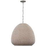 Visual Comfort & Co. Signature Collection Kokomo 30" Domed Pendant, Visual Comfort & Co. Signature Collection CHC 5650PN-ASW DDDC7 