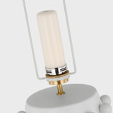 Visual Comfort & Co. Signature Collection Linden Medium Cordless Table Lamp, Visual Comfort & Co. Signature Collection KW 3031PW-L-CL N1Y54 