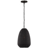 Visual Comfort & Co. Signature Collection Kokomo 12" Pendant, Visual Comfort & Co. Signature Collection CHC 5645BZ-CRW DDDD3 