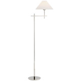 Visual Comfort & Co. Signature Collection Hackney Cordless Bridge Arm Floor Lamp, Visual Comfort & Co. Signature Collection SP 1023PN-L-CL DDE94 