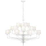 Visual Comfort & Co. Signature Collection Amalfi 50" Three-Tiered Chandelier, Visual Comfort & Co. Signature Collection CHC 5686PW-L DDE99 