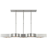 Visual Comfort & Co. Signature Collection Avant 60" Linear Pendant, Visual Comfort & Co. Signature Collection KW 5524PN-FG DDE9F 
