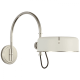 Visual Comfort & Co. Signature Collection Oso 13" Articulating Arc Wall Light, Visual Comfort & Co. Signature Collection TOB 2132PN-WHT DDEAX 