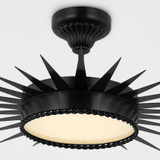 Visual Comfort & Co. Signature Collection Soleil 28" Semi-Flush Mount, Visual Comfort & Co. Signature Collection SK 4190BZ-WG DDF8D 