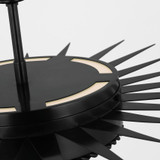 Visual Comfort & Co. Signature Collection Soleil 28" Semi-Flush Mount, Visual Comfort & Co. Signature Collection SK 4190BZ-WG DDF8D 