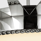 Visual Comfort & Co. Signature Collection Soleil 45" Semi-Flush Mount, Visual Comfort & Co. Signature Collection SK 4194PN-WG DDF8F 