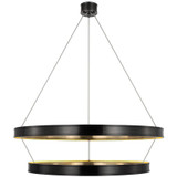 Visual Comfort & Co. Signature Collection Connery 50" Two-Tier Ring Chandelier, Visual Comfort & Co. Signature Collection CHC 1619BZ N1W5L 