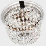 Visual Comfort & Co. Signature Collection Paris Flea Market Small Flush Mount, Visual Comfort & Co. Signature Collection CHC 4206PN-SG N1W65 