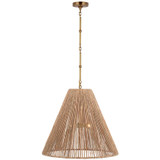 Visual Comfort & Co. Signature Collection Goodman Large Hanging Lamp, Visual Comfort & Co. Signature Collection TOB 5014HAB-NAB N1W7H 