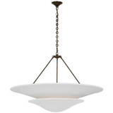 Visual Comfort & Co. Signature Collection Mollino 40" Chandelier, Visual Comfort & Co. Signature Collection ARN 5429BZ-PW DD7GF 