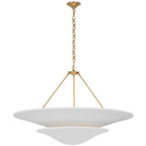 Visual Comfort & Co. Signature Collection Mollino 40" Chandelier, Visual Comfort & Co. Signature Collection ARN 5429HAB-PW DD7GA 