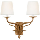Visual Comfort & Co. Signature Collection Amalfi 15" Double Sconce, Visual Comfort & Co. Signature Collection CHD 2684MGO-L DD9DQ 
