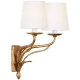 Visual Comfort & Co. Signature Collection Amalfi 15" Double Sconce, Visual Comfort & Co. Signature Collection CHD 2684MGO-L DD9DQ 