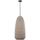 Visual Comfort & Co. Signature Collection Kokomo 20" Elongated Pendant, Visual Comfort & Co. Signature Collection CHC 5656BZ-ASW DD9DH 