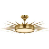 Visual Comfort & Co. Signature Collection Soleil 36" Semi-Flush Mount, Visual Comfort & Co. Signature Collection SK 4192HAB-WG DD9ER 