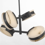 Visual Comfort & Co. Signature Collection Melange 25" Multi-Positional Semi-Flush Chandelier, Visual Comfort & Co. Signature Collection KW 5606BZ-ALB DDADX 