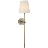 Visual Comfort & Co. Signature Collection Bryant 27" Cordless Tail Sconce, Visual Comfort & Co. Signature Collection TOB 2044AN-L-CL DDAEF 