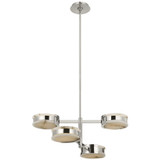 Visual Comfort & Co. Signature Collection Melange 25" Multi-Positional Semi-Flush Chandelier, Visual Comfort & Co. Signature Collection KW 5606PN-ALB DDCA7 