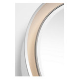 Visual Comfort & Co. Signature Collection Tricia 24" Illuminated Round Mirror, Visual Comfort & Co. Signature Collection TOB 2960WHT/PN DDCC5 