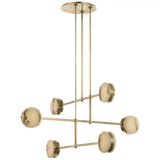 Visual Comfort & Co. Signature Collection Melange 54" Multi-Positional Chandelier, Visual Comfort & Co. Signature Collection KW 5609AB-ALB DDCA9 