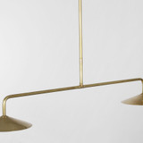 Visual Comfort & Co. Signature Collection Ponce 62" Linear Pendant, Visual Comfort & Co. Signature Collection AL 5035HAB-HAB DDCCR 