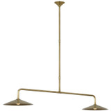 Visual Comfort & Co. Signature Collection Ponce 62" Linear Pendant, Visual Comfort & Co. Signature Collection AL 5035HAB-HAB DDCCR 