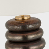 Visual Comfort & Co. Signature Collection Phoebe Cordless Stacked Table Lamp, Visual Comfort & Co. Signature Collection KW 3619CBZ-L-CL DDD9Z 