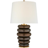 Visual Comfort & Co. Signature Collection Phoebe Cordless Stacked Table Lamp, Visual Comfort & Co. Signature Collection KW 3619CBZ-L-CL DDD9Z 