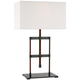 Visual Comfort & Co. Signature Collection Alda 25" Adjustable  Table Lamp, Visual Comfort & Co. Signature Collection RB 3030BZ/DW-L DDDA7 