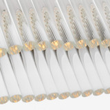 Visual Comfort & Co. Signature Collection Menil 24" Linear Sconce, Visual Comfort & Co. Signature Collection MF 2172PN-CG DDDA3 