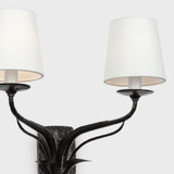 Visual Comfort & Co. Signature Collection Amalfi 15" Double Sconce, Visual Comfort & Co. Signature Collection CHD 2684WBK-L N1W7N 