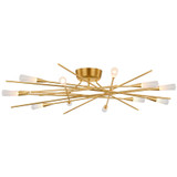 Visual Comfort & Co. Signature Collection Stellar 40" Radial Semi-Flush Mount, Visual Comfort & Co. Signature Collection CHC 4607G DD8FV 