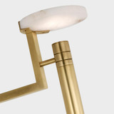 Visual Comfort & Co. Signature Collection Melange 52" Floating Disc Floor Lamp, Visual Comfort & Co. Signature Collection KW 1010AB-ALB DD9DU 