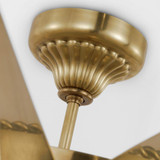 Visual Comfort & Co. Signature Collection Soleil 45" Semi-Flush Mount, Visual Comfort & Co. Signature Collection SK 4194HAB-WG DD9ET 