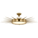Visual Comfort & Co. Signature Collection Soleil 45" Semi-Flush Mount, Visual Comfort & Co. Signature Collection SK 4194HAB-WG DD9ET 