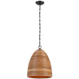 Visual Comfort & Co. Signature Collection Emerson 14" Pendant, Visual Comfort & Co. Signature Collection SK 5381BZ-NRT DD9EW 