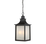 Monte Grande Outdoor Hanging Lantern, 3-Light, English Bronze, Glass Shade, 22.5"H (5-256-13 15LRU)