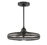 Wetherby Fandelier, 1-Light, LED, Classic Bronze, Glass Shade, 26"W (29-FD-122-44 1N0WX)