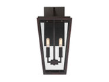 Milton Outdoor Wall Lantern, 2-Light, English Bronze, Glass Shade, 19.5"H, Savoy House (5-548-13 1N0XW)