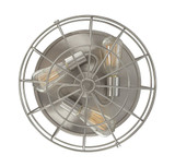 Scout Flush Mount, 3-Light, Satin Nickel, 15"W (6-8074-15-SN 1JY8H)