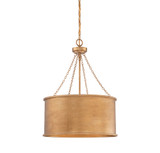 Rochester Pendant, 4-Light, Gold Patina, Metal Shade, 26.5"H, Savoy House (7-487-4-54 1JY8R)