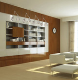 Morland Adjustable Wall Sconce, 1-Light, Polished Nickel, Metal Shade, 16"H, Savoy House (9-961CP-1-109 1K283)