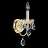 Century Wall Sconce, 1-Light, Etruscan Gold, Clear Heritage Crystal, 13"H (1701-23 1HPVFX)