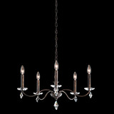 Modique Chandelier, 5-Light, Heirloom Bronze, Clear Heritage Crystal, 27"W (MD1005N-76H 1HZZH1)