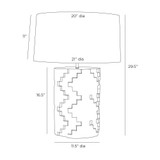 Arteriors Home Cornwall Texture Table Lamp 