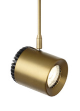 Burk Head MonoPoint, 1-Light, LED, Brass, 3.6"W (700MPBRK9303503R 7033Y9Z)